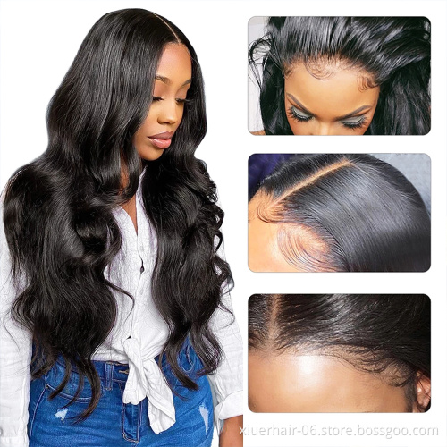 Full Virgin Cuticle13X6 Pre Plucked Swiss Lace Frontal With Baby Hair,Wholesale Virgin Raw Indian Hair Frontal